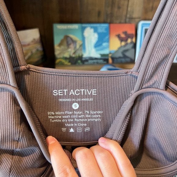 SET active women’s contour cupped bra top size small - Picture 4 of 5